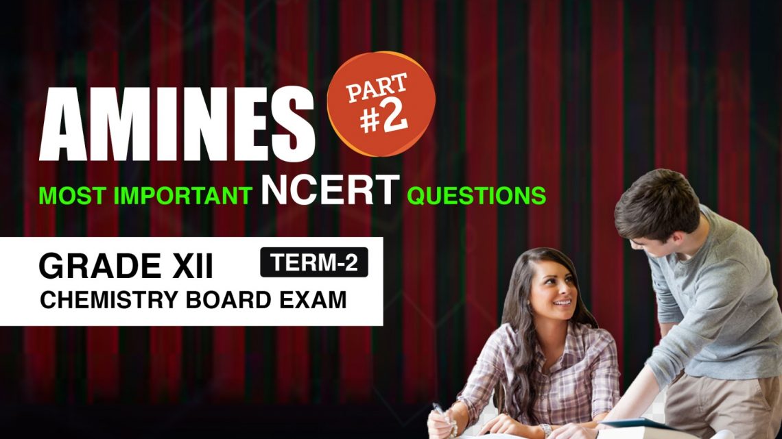 Amines NCERT  Questions, Answers, Notes & Solutions for CBSE Grade 12 – Part 2