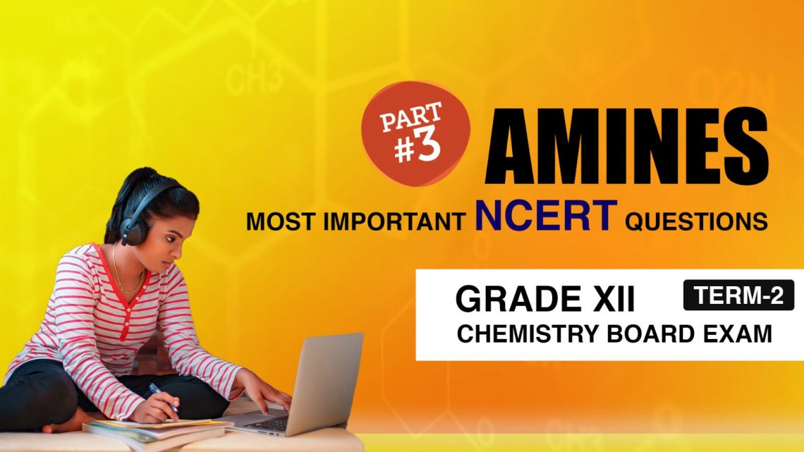 Amines NCERT  Questions, Answers, Notes & Solutions for CBSE Grade 12 – Part 3